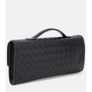 Длинный маленький кожаный клатч Andiamo Bottega Veneta
